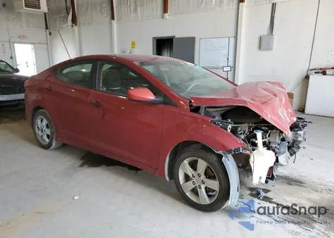 2013 Hyundai Elantra Gls из США, поврежденный, VIN KMHDH4AE2DU494710